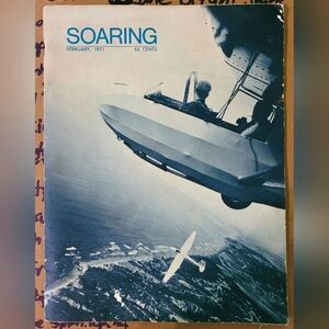 Soaring Magazine - February 1971 - For Glider Plane Enthusiasts - Vintage Book